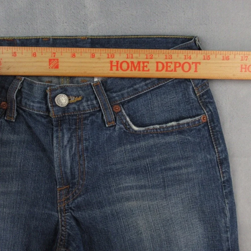 Lucky Brand Dungarees Classic Fit Crop Jeans Blue Denim 8AF9010-08N Mens Size 27